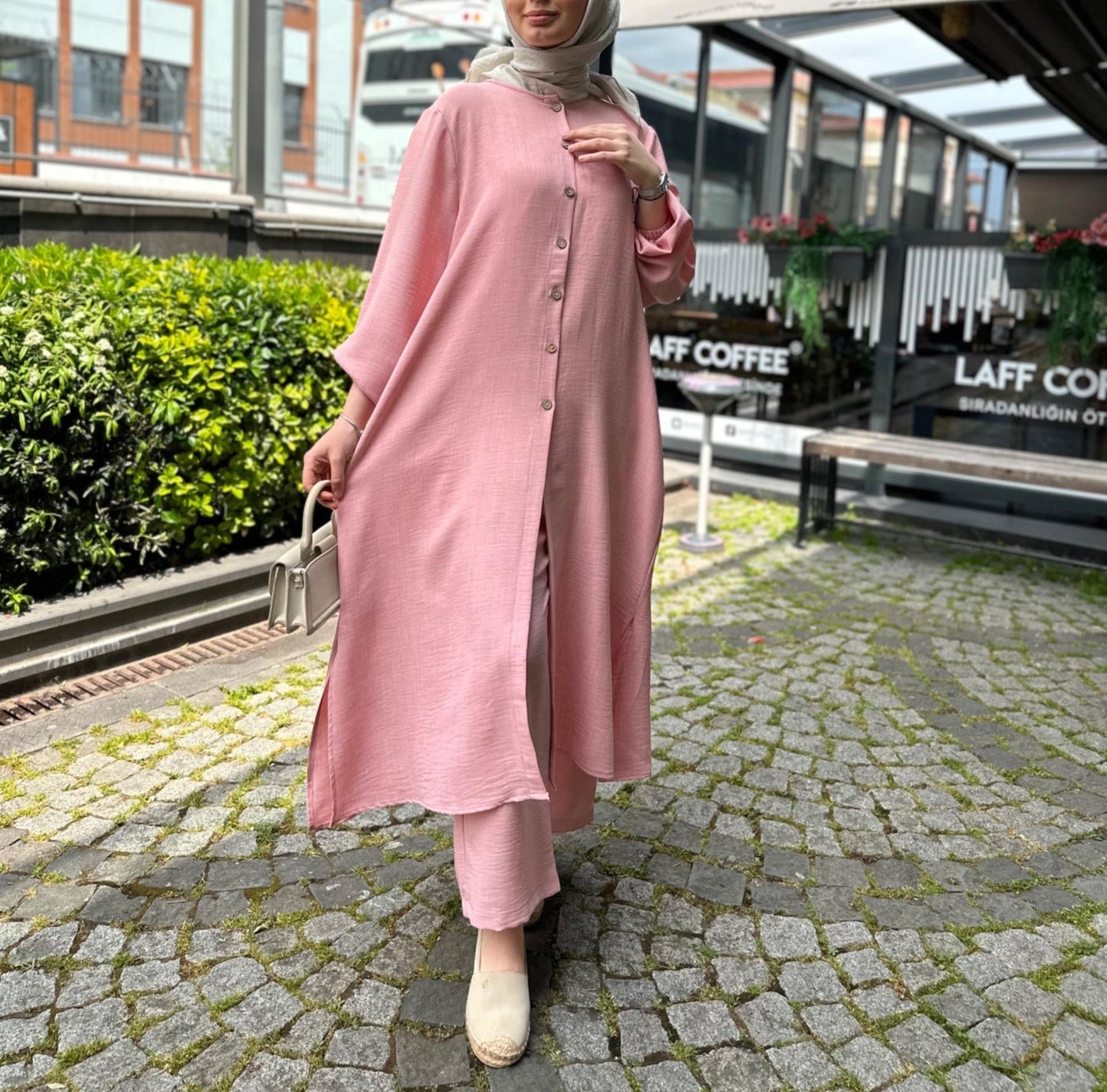 Muslim Plus Size Season Loose Temperament Commute Long Twinset