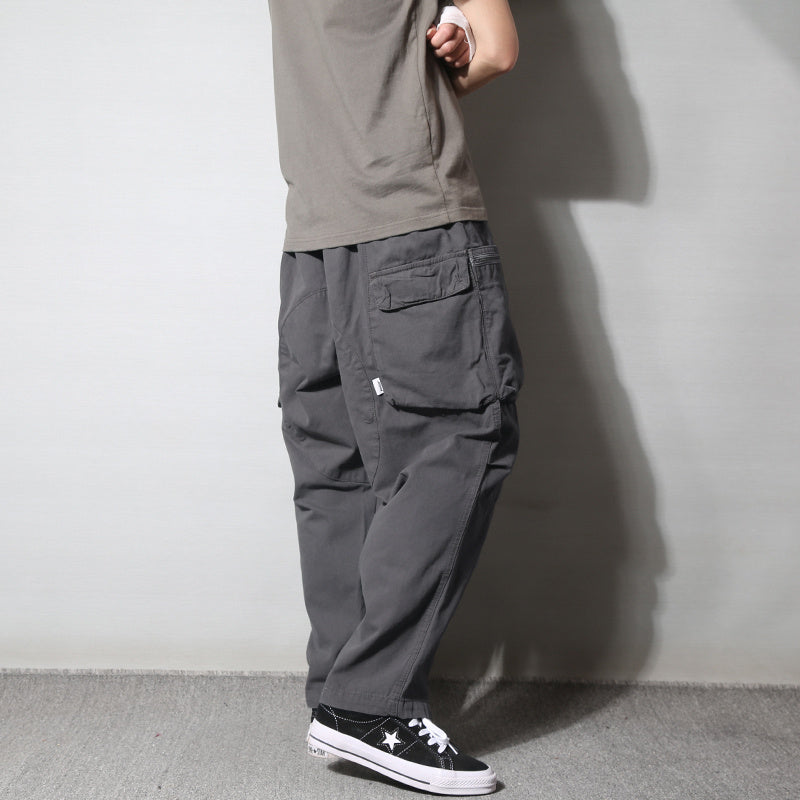 Street Pu Shuai Design Sense Multi-pocket Cargo Pants