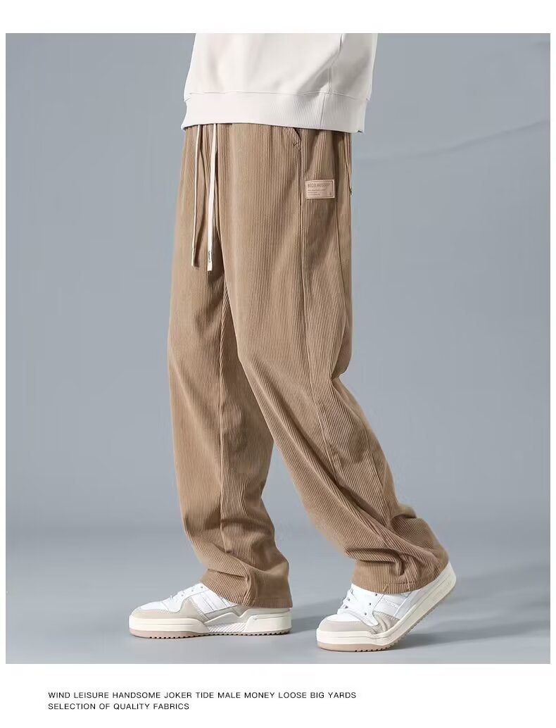 American Retro Corduroy Drooping All-matching Casual Pants