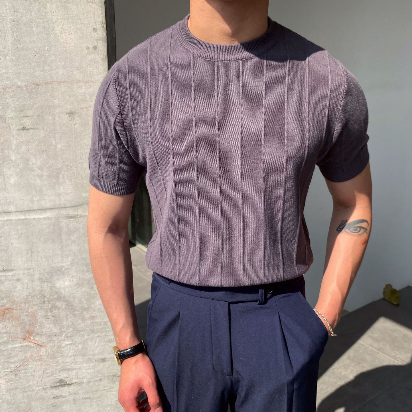 Thin Korean Style Undershirt T-shirt Wool