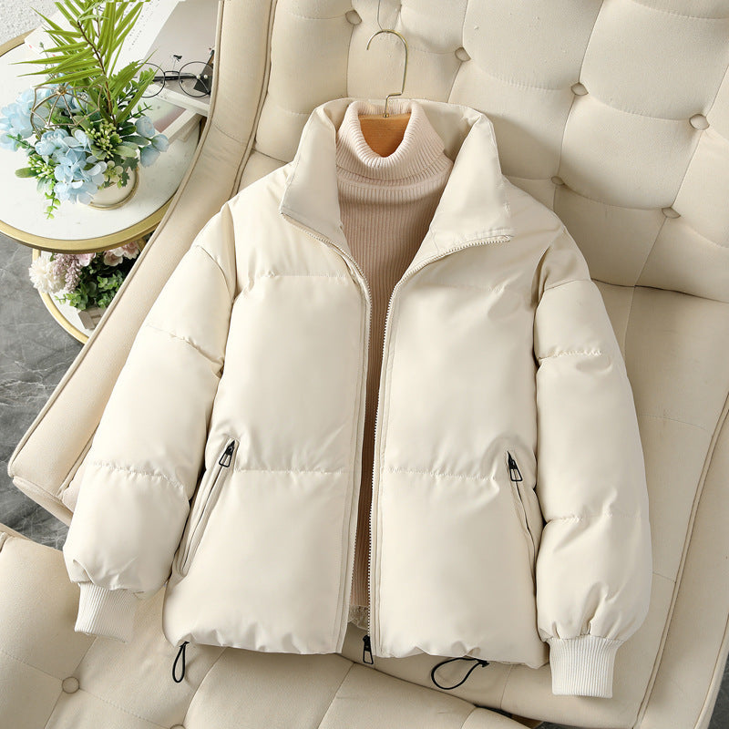 Korean Style Short Padded Down Jacket Women