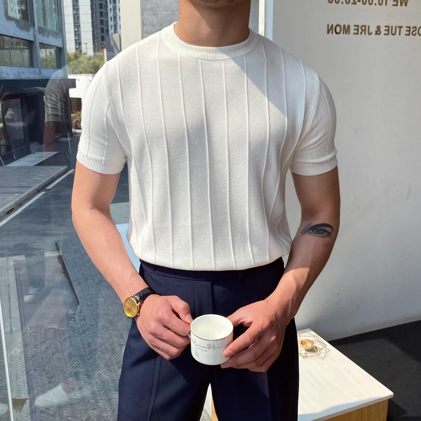 Thin Korean Style Undershirt T-shirt Wool